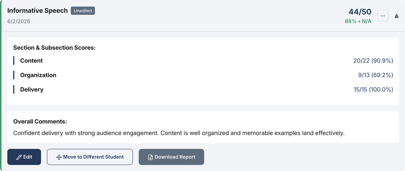 SpeechGradebook Pro evaluation review